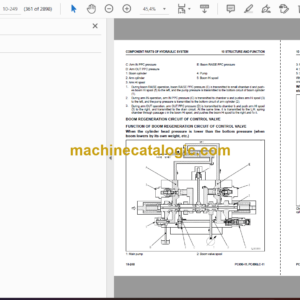 Komatsu PC490-11 PC490LC-11 Hydraulic Excavator Shop Manual (UENBM00303)