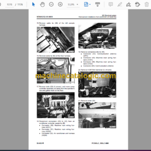 Komatsu PC300LC-8M0 PC350LC-8M0 Hydraulic Excavator Shop Manual (SEN06257-03-NI00)