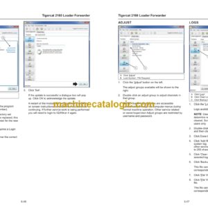 Tigercat 2160 Loader Forwarder Service Manual (21600101-21600500) (51954AENG)