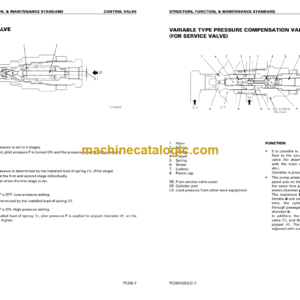 Komatsu PC200 PC200LC-7 PC220 PC220LC-7 Hydraulic Excavator Shop Manual (SEBM024310)