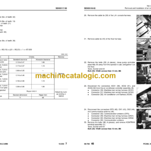 Komatsu PC200-8M0, PC200LC-8M0, PC220-8M0, PC220LC-8M0 Hydraulic Excavator Shop Manual (SEN06109-08)