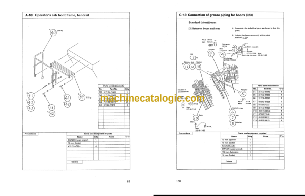 Komatsu PC1800-6 Hydraulic Excavator Field Assembly Manual (SEAW002201)