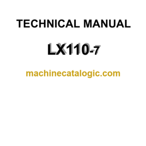 Hitachi LX110-7 Technical Manual