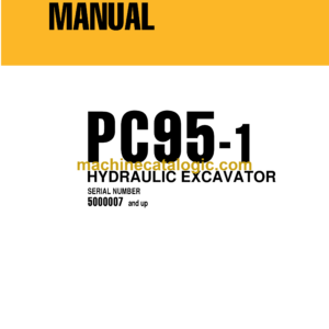 Komatsu PC95-1 Hydraulic Excavator Shop Manual (WEBMPC9500)