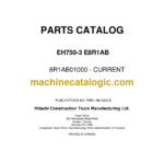 Hitachi EH750-3 8R1AB Parts Catalog