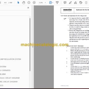 Komatsu PC5500-6 Hydraulic Mining Shovel Shop Manual (SMPC550015035)