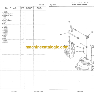 Furukawa 244H Wheel Loader Parts Catalog