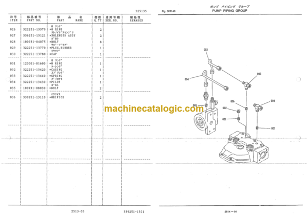 Furukawa 244H Wheel Loader Parts Catalog