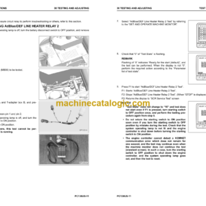 Komatsu PC138US-11 Hydraulic Excavator Shop Manual (WENBM00131)