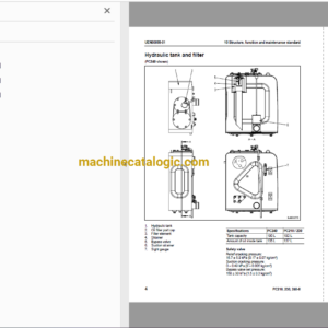 Komatsu PC210-8 PC210LC-8 PC210NLC-8 PC230NHD-8 PC240LC-8 PC240NLC-8 Hydraulic Excavator Shop Manual (K50001 and up)