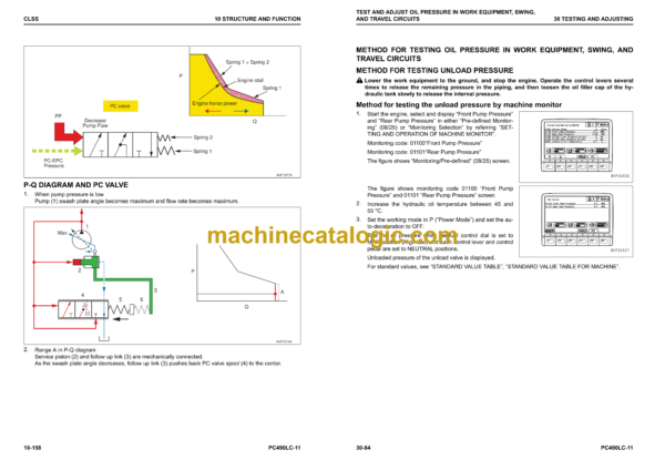 Komatsu PC490-11 PC490LC-11 Hydraulic Excavator Shop Manual (UENBM00300)