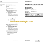 Komatsu PC210i-10 PC210LCi-10 Hydraulic Excavator Shop Manual (SEN06515-09)