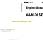 Hitachi 03-M-DI SERIES Engine Manual