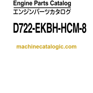 Hitachi D722-EKBH-HCM-8 Engine Parts Catalog