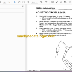 Komatsu PC200 PC200LC-6 PC210LC-6 PC220LC-6 PC250LC-6 Hydraulic Excavator Shop Manual (CEBM000102)