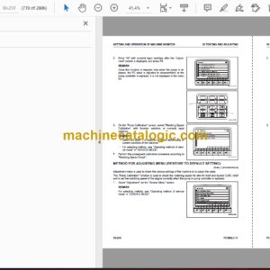 Komatsu PC490-11 PC490LC-11 Hydraulic Excavator Shop Manual (UENBM00301)