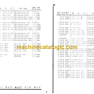 BELL B40-2 Diesel Engine Parts Catalog