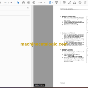 Komatsu PC50UU-2 Hydraulic Excavator Shop Manual (SEBM000906)