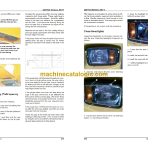 Hitachi B18D, B20D, B25D, B30D BELL Articulated Dump Truck Small ADT Mk VI Service Manual