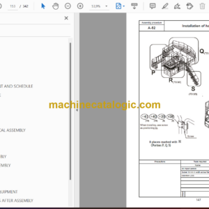 Komatsu PC2000-11 PC2000-11E0 Hydraulic Excavator Field Assembly Instruction (GEN00224-04)