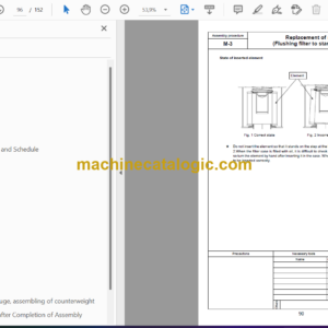 Komatsu PC490LC-11 Hydraulic Excavator Field Assembly Manual (GEN00129-04)