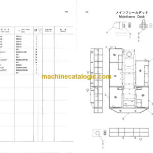 Hitachi E100 Power Reach Parts Catalog