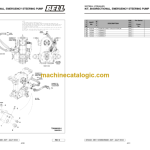 BELL ADT B35D – B40D MK7.2 Parts Manual