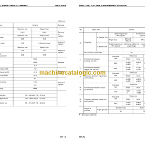 Komatsu PC270-7 Hydraulic Excavator Shop Manual (SEBM030405)