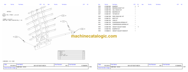 Hitachi EH750-3 8R1AB Parts Catalog (P8R1-AB-0000-F)