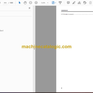 Komatsu PC300-8, PC300LC-8, PC350-8, PC350LC-8 Hydraulic Excavator Shop Manual (SEN01983-21)