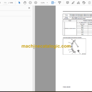 Komatsu PC800-8R1 PC800LC-8R1 PC800SE-8R1 PC850-8R1 PC850SE-8R1 Hydraulic Excavator Shop Manual (SEN05279-08)