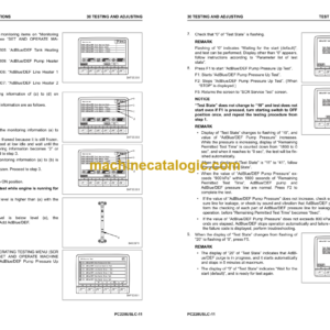 Komatsu PC228USLC-11 Hydraulic Excavator Shop Manual (EENBM00103)