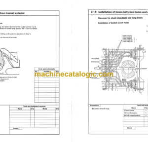 Komatsu PC1600-1 Hydraulic Excavator Field Assembly Instruction (SEAW021TA102)