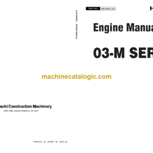 Hitachi 03-M SERIES Engine Manual