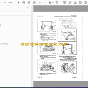 Komatsu PC88MR-8 Hydraulic Excavator Shop Manual (WENBM00020)