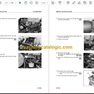 Komatsu PC110R-1 Hydraulic Excavator Shop Manual (WEBM000701)