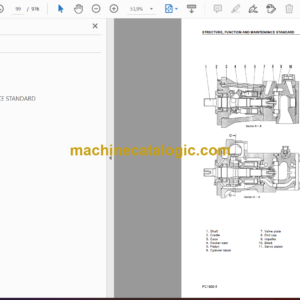 Komatsu PC1800-6 Hydraulic Excavator Shop Manual (SEBM027708)