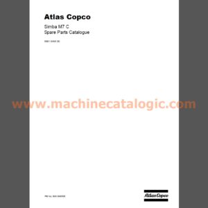 Atlas Copco Simba M7 C Spare Parts Catalogue (PM No. 8991849500)