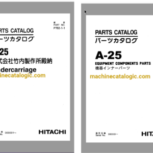 Hitachi A-25 Undercarriage Full Parts Catalog