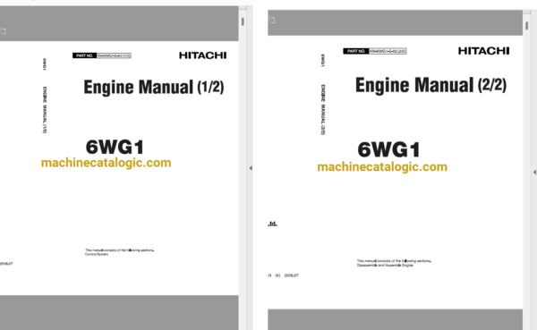 Hitachi 6WG1 Engine Manual