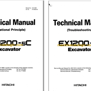 Hitachi EX1200-5C Excavator Technical Manual