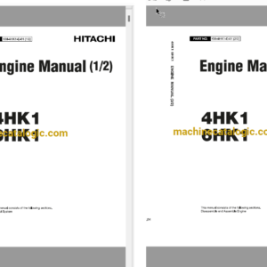 Hitachi ZX200-3 Engine Manual