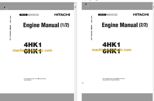 Hitachi ZX200-3 Engine Manual