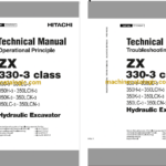 Hitachi ZX330-3 class Hydraulic Excavator Technical Manual