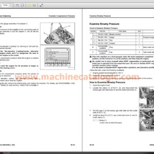 Komatsu HB365LC-3E0, HB365NLC-3E0 Hydraulic Excavator Shop Manual (UENBM00643)