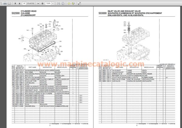 KTH-4815-2 TELESCOPIC HANDLER PARTS MANUAL