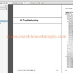 Komatsu PC490-11E0, PC490LC-11E0, PC490HRD-11E0 Hydraulic Excavator Shop Manual Index