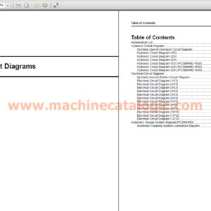 Komatsu PC360LC -11E0, PC360NLC -11E0, PC390HRD-11E0 Hydraulic Excavator Shop Manual (UENBM00760)