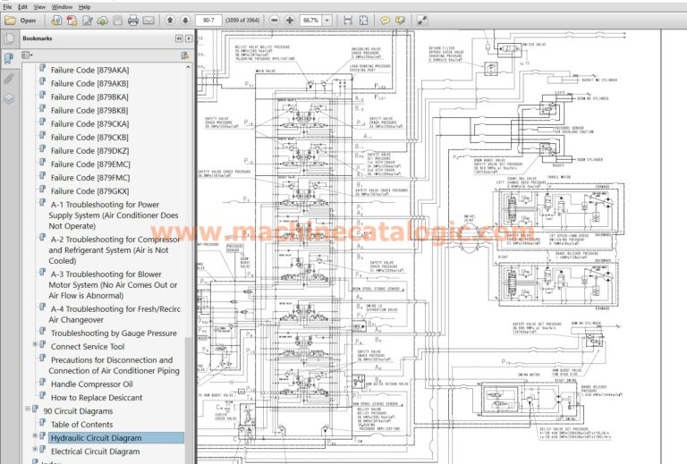 Komatsu PC210LCi -11E0 Hydraulic Excavator Shop Manual Index
