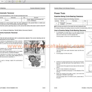 Komatsu PC360LC-11E0, PC360NLC-11E0, PC390HRD-11E0 Hydraulic Excavator Shop Manual (UENBM00651)